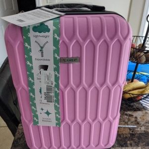 AMKA Honeycomb 22" Carry-On Expandable Spinner Pink